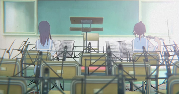 《利兹与青鸟》吹奏乐教室画面
